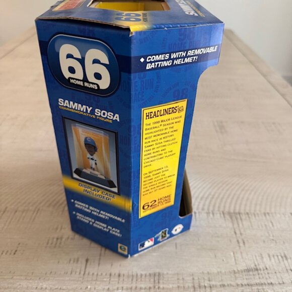 Vintage, Collectible Headliners Sammy Sosa (NIB) w (COA) - Picture 7 of 9